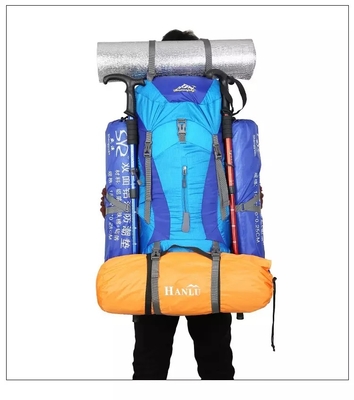 Полиэстер рюкзака горы Ransel водоустойчивый Trekking ISO рюкзака 70 литров