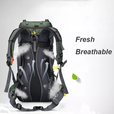 пеший туризм легковеса 60L водоустойчивый укладывает рюкзак рюкзаки 70cm Rainproof