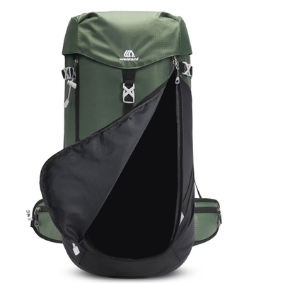 Нейлон рюкзака ODM на открытом воздухе водоустойчивого рюкзака 50L Ultralight располагаясь лагерем